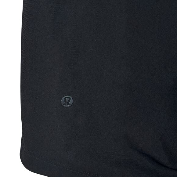 Lululemon Mens SZ 36 Shorts 10" Inseam Stretch Flat Front Pockets Zip-Fly Black - Picture 4 of 6